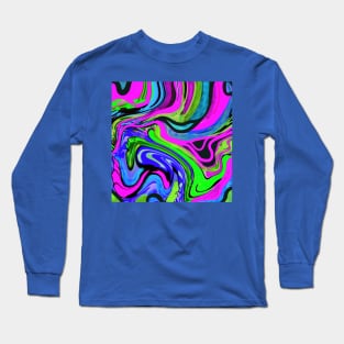 Hypnotic Abstract Long Sleeve T-Shirt